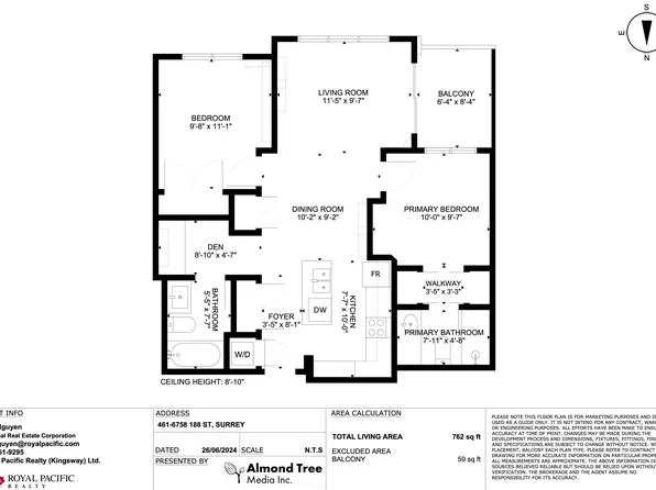 6758 188th St #461, Surrey, BC V4N 6K2