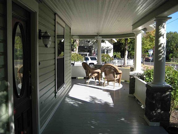 Front porch, looking east.