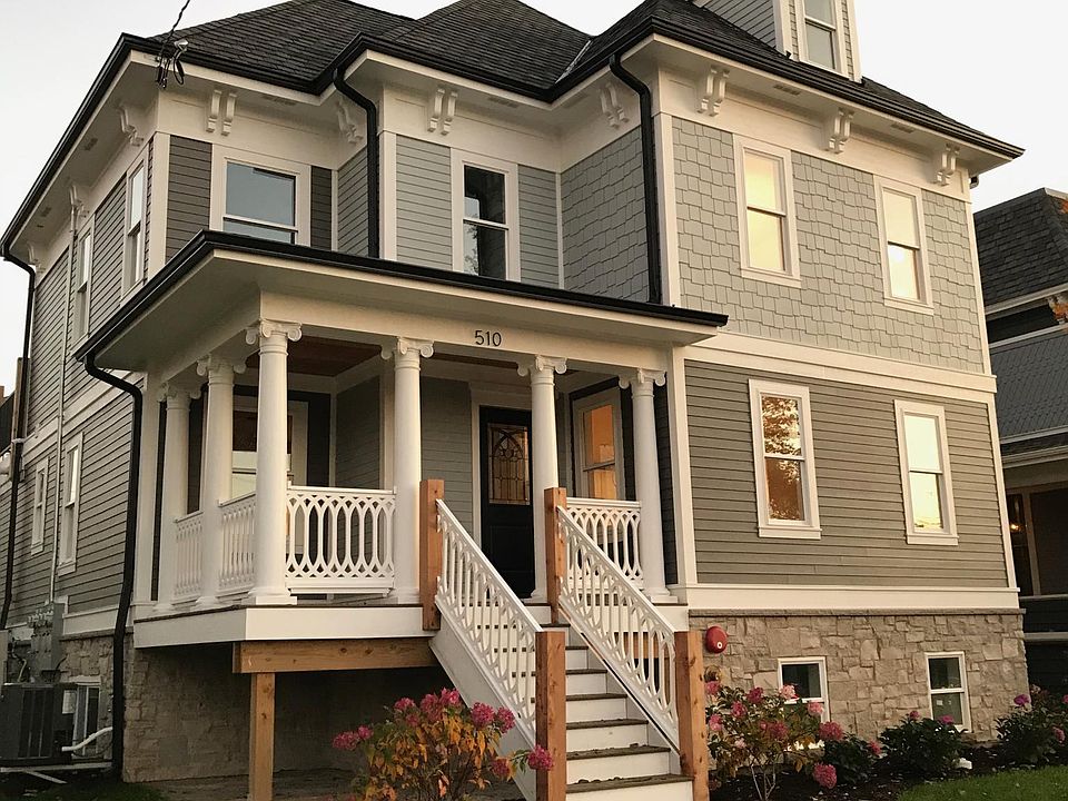 Newly constructed triplex home; garden apartment entrance is on side of house (not pictured)