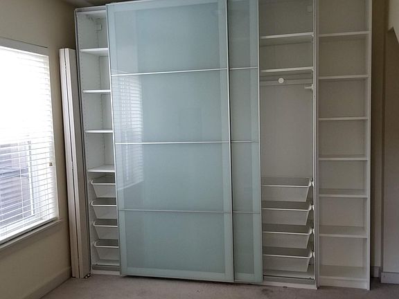 Office/entry room with spacious closet for coats and shoes