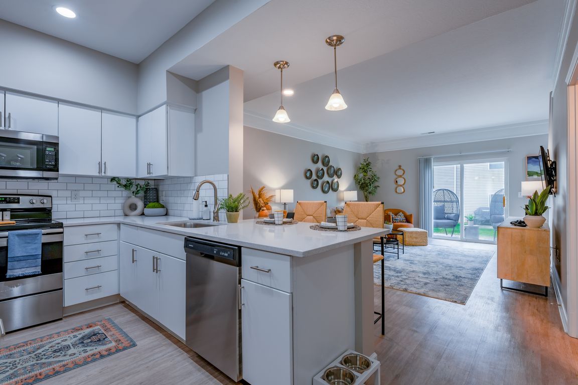 Newly Renovated Kitchen with Stainless Steel Appliances