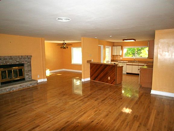 Old Living Room with lots of hardwood floors throughout this home
