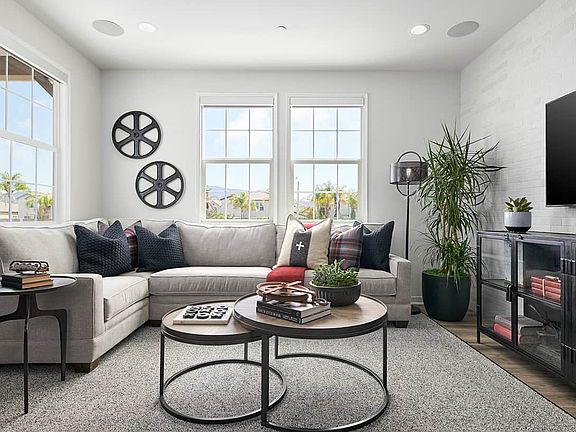 Cerro At Rancho Soleo Plan 3 Model Home Great Room Area