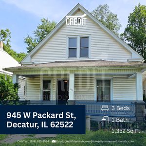 945 W Packard St, Decatur, IL, 62522