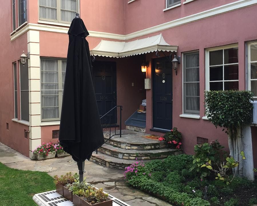 Entrance to unit