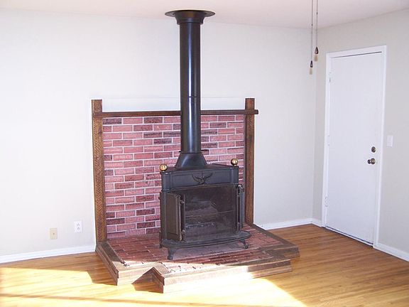 Wood burning fire place