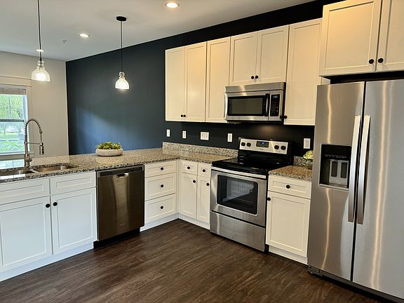 Downstairs kitchen and living area