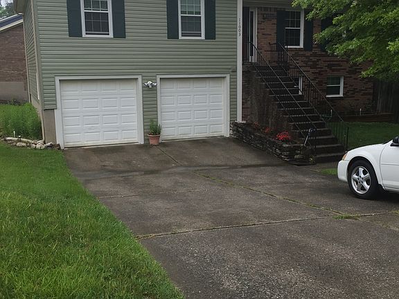 Driveway and garage view