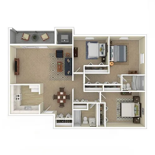 Floor plan 3bd