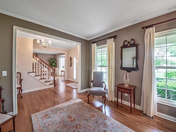 foyer and living room
