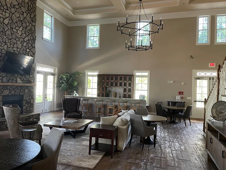 Inside club house
