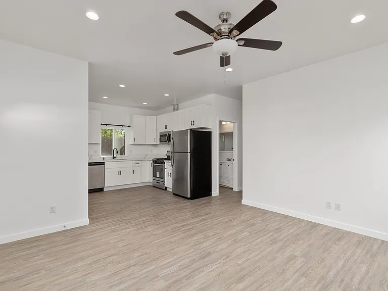 Front Room and Kitchen