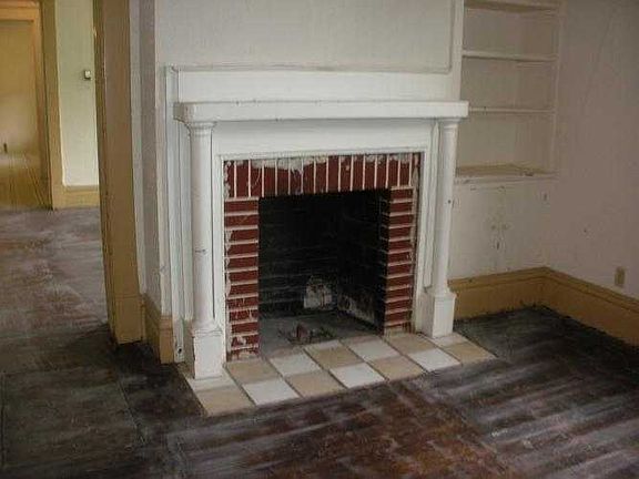 fireplace in living room
