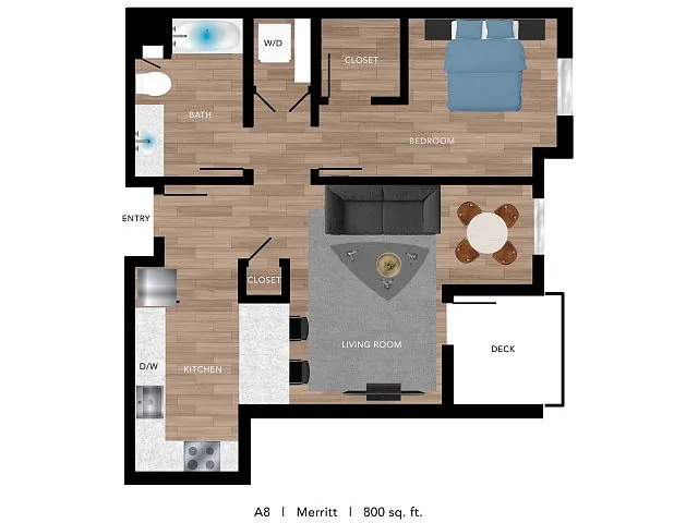 Floor plan A8 Merritt