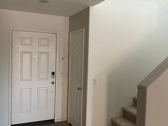 Front entry and coat closet