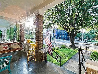 Front porch to Maryland Ave
