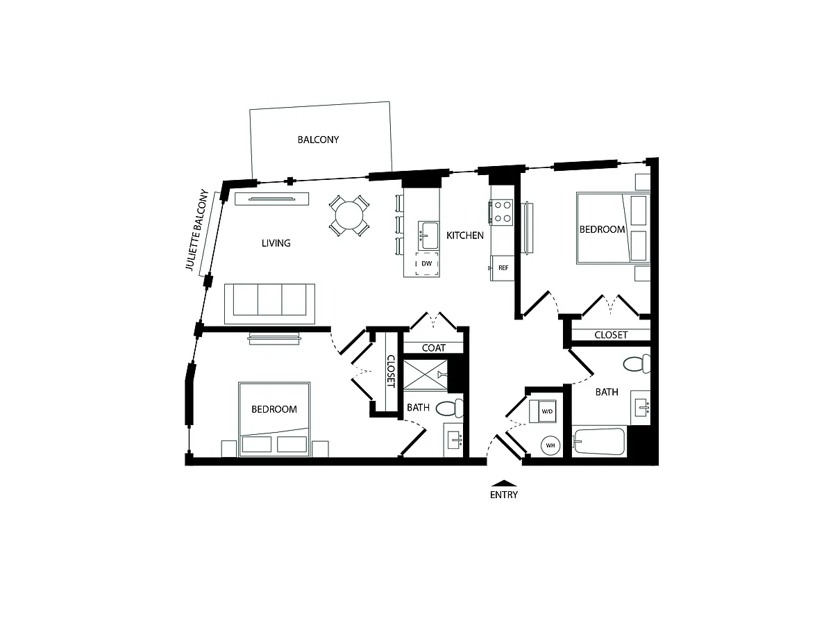 Floor plan Moore