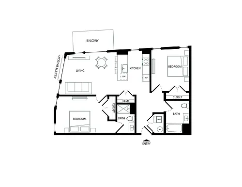 Floor plan Moore