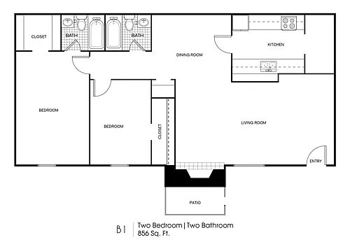 Floor plan B1