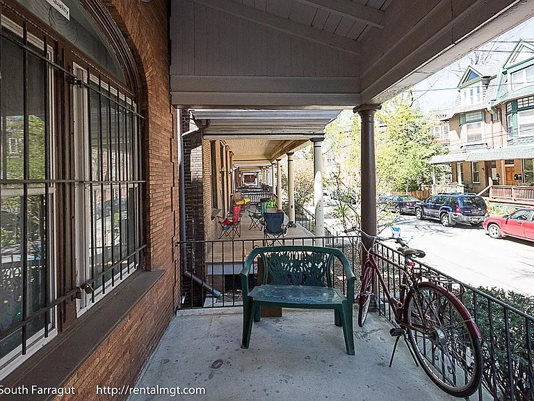 Porch view north