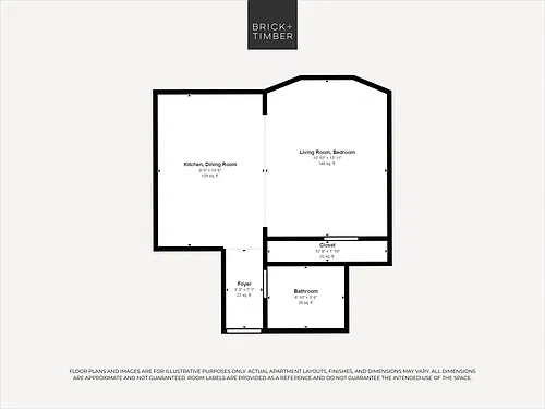Floor plan Studio