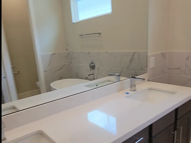 main bathroom with luxury tub