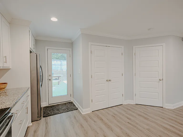 Back Door - Laundry Entry - Master Bedroom Entry