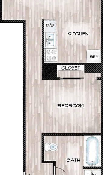 Urban Loft Floorplan Diagram