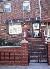 Front of house with porch