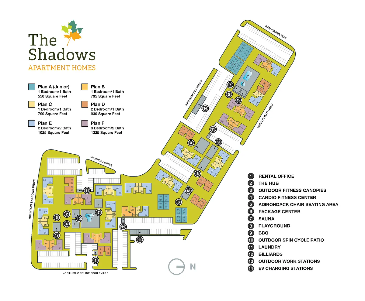 Photo 2 of 36 - The Shadows Apartments - Mountain View, CA Building Photo - The Shadows Apartments