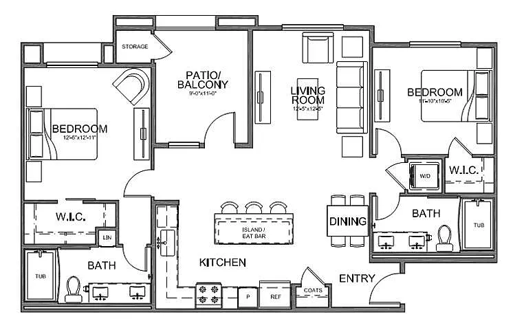 Floor plan B2