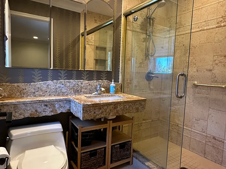 Full bath with shower in bedroom 4.