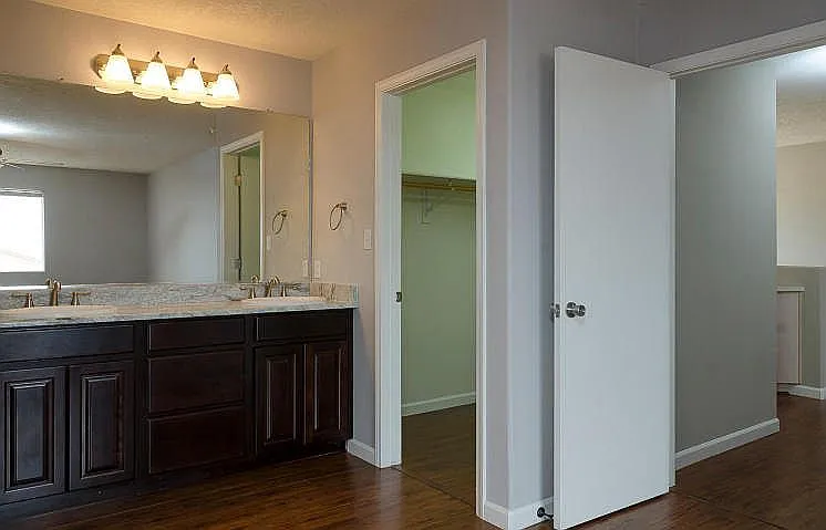 Master Bathroom with walk in closet
