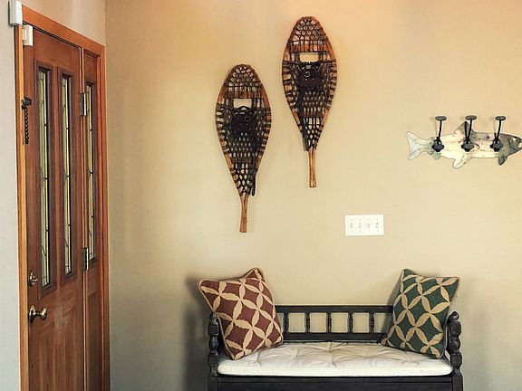 Entry way, updated lighting