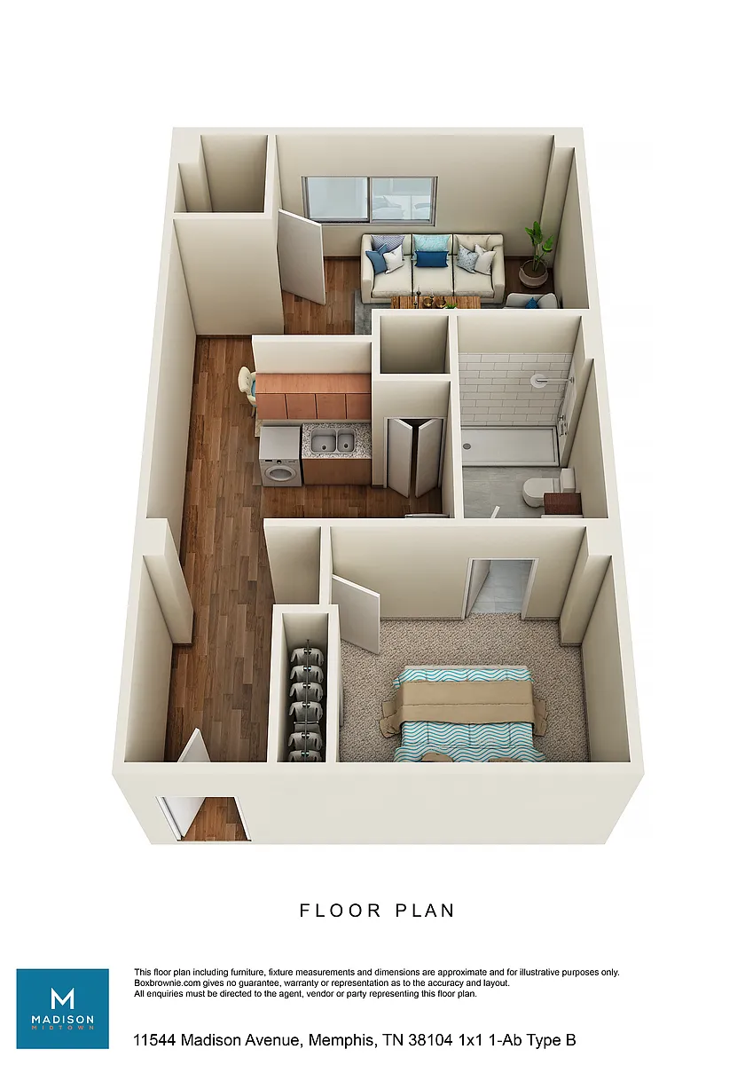 Floor plan 1X1