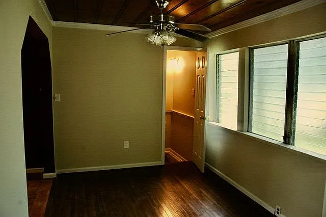 Dining room with stairs to lower level
Not current color