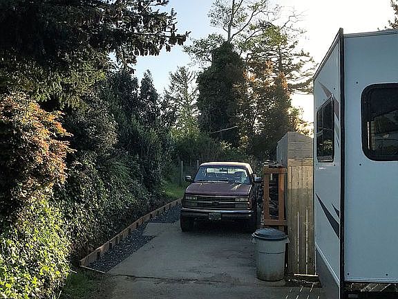 firewood storage and fence 