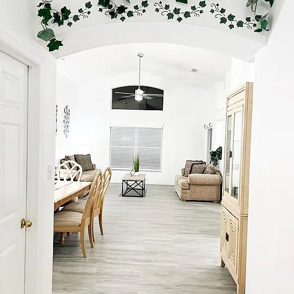 View once opening the front door