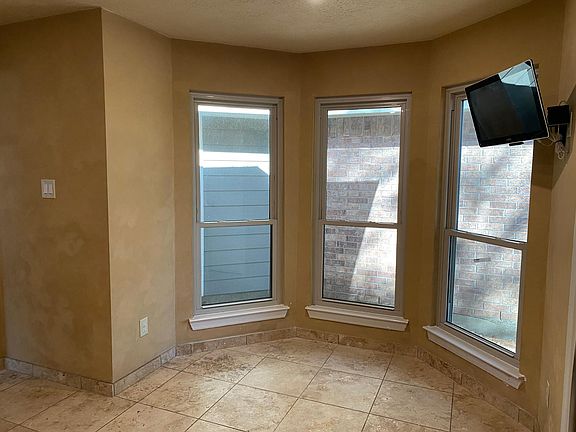 Eat in breakfast nook from kitchen. 24" LED television wired for cable/streaming.