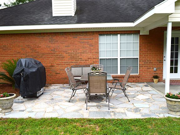 Custom back patio