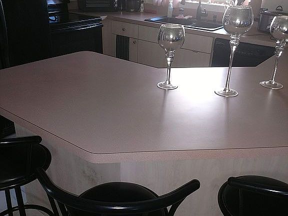 Kitchen open to Family Room