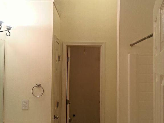 Master bathroom with walk-in