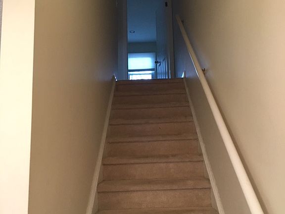 Upstairs from front door