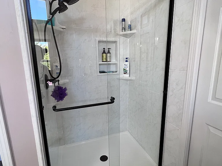 Upgraded shower