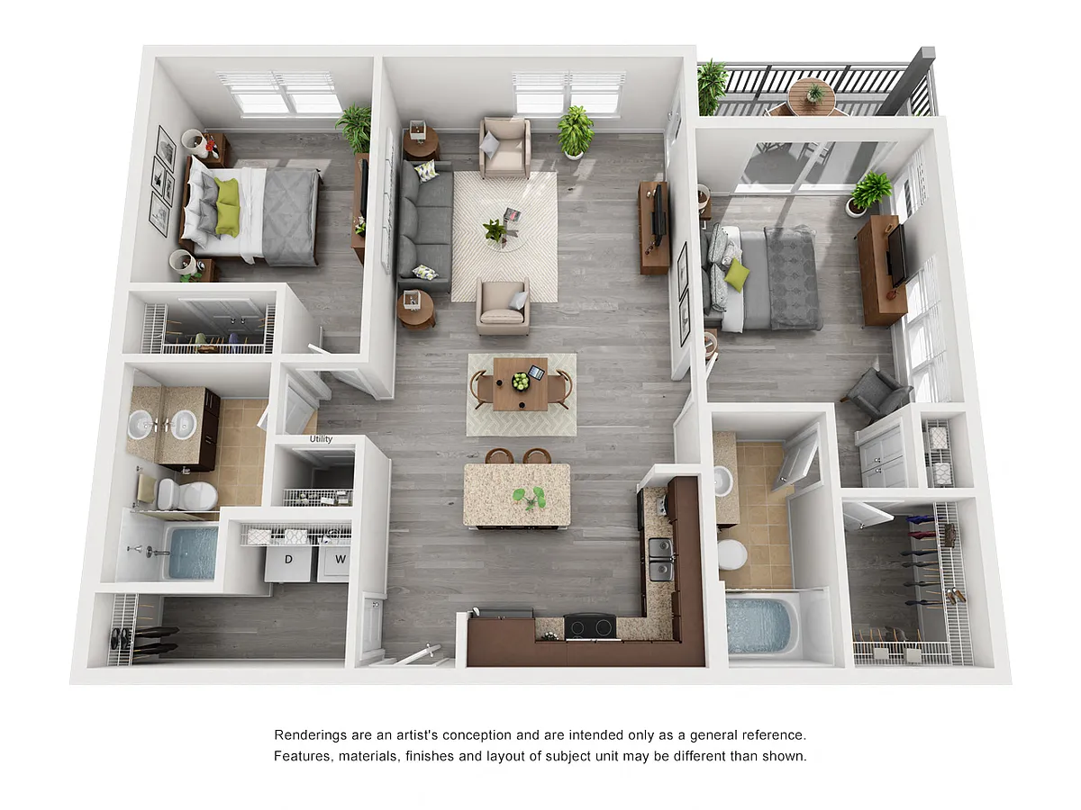Floor plan C1B