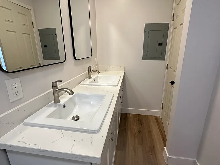 Dual vanity sink