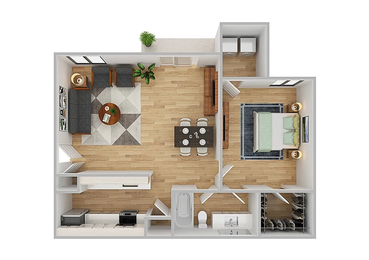 Floor plan A3 | Renovated