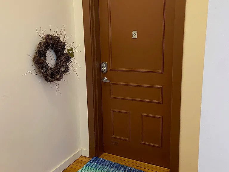 Welcome! Entrance is from interior shared hallway on 2nd floor. There is an elevator.