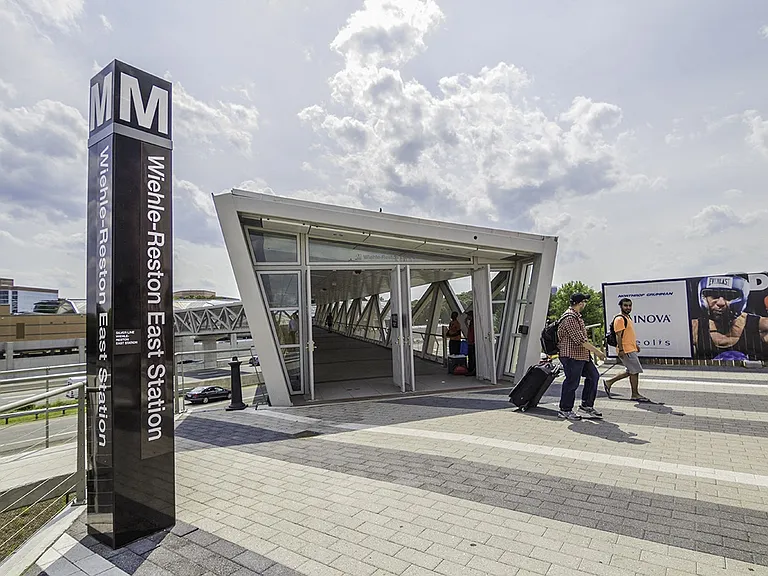 Metro accessible on the Silver Line Wiehle-Reston East Station