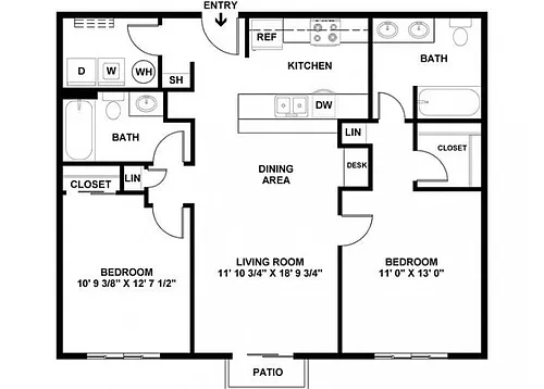 Floor plan White Butte